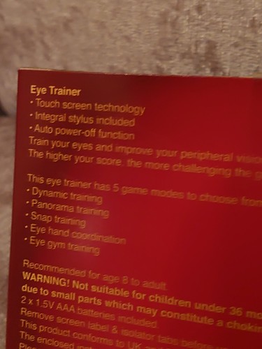 Electronic Eye Trainer by Marks & Spencer Exercises Eye Gym Dynamic Panoramic - Bild 6 von 7