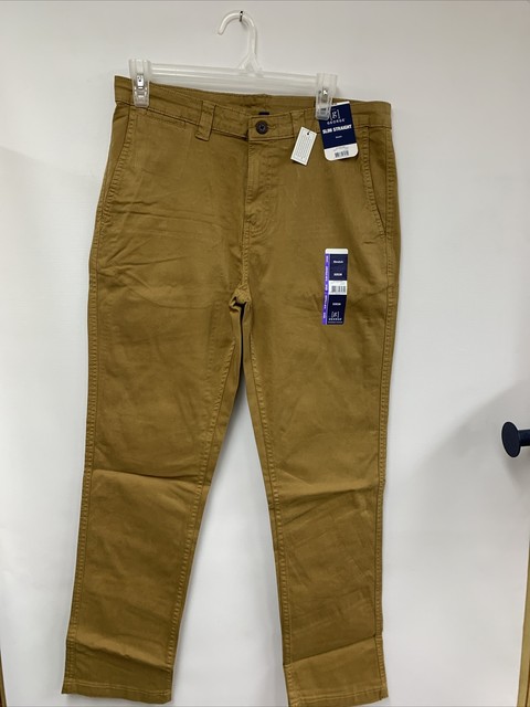 George Men's 32X30 Slim Straight Chino 