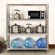 Commercial Restaurant Stainless Steel Layer Storage Rack Shelving Units Kitchen