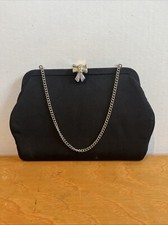 Vintage Black Clutch Purse