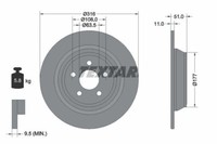 2X Textar 92291903 Bremsscheibe FüR Ford Ford USA