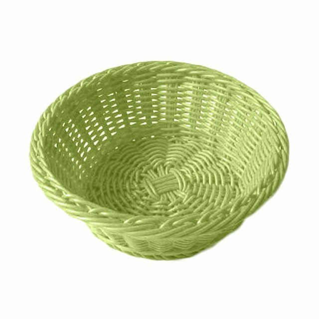 12 unit/à Garcia de Pou Cesti Simile Vimini Rotonda /Ø 20X8 Cm Arancio Pp