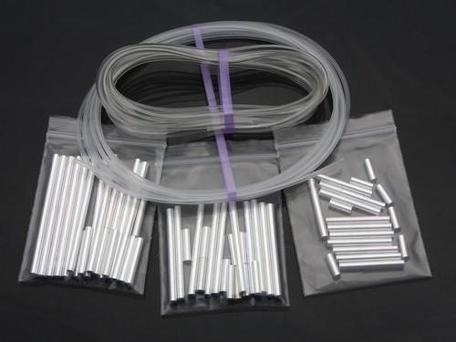 Tubos de aluminio de 1/8 pulgadas materiales para atar moscas + tubo de revestimiento + tubo de unión - 60 piezas  - Imagen 3 de 9