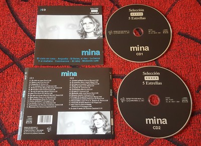 MINA ** Seleccion 5 Estrellas ** ORIGINAL 2003 Spain 2-CD SET **HITS**