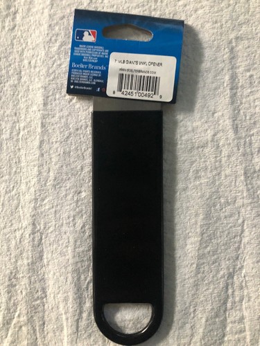 MLB San Francisco Giants Baseball 7” Steel Vinyl Coated Bottle Opener - NEW!! - Picture 2 of 3