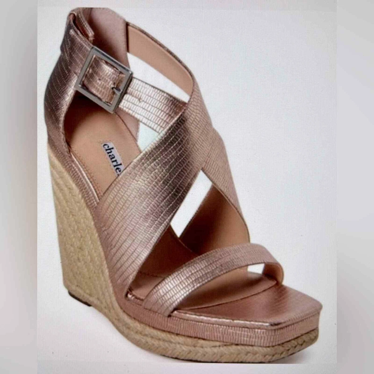 Charles david deals espadrille wedge