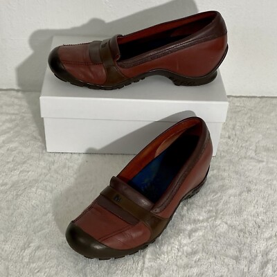 Merrell Plaza Moc Wedge Moccasins Women's Size Dark