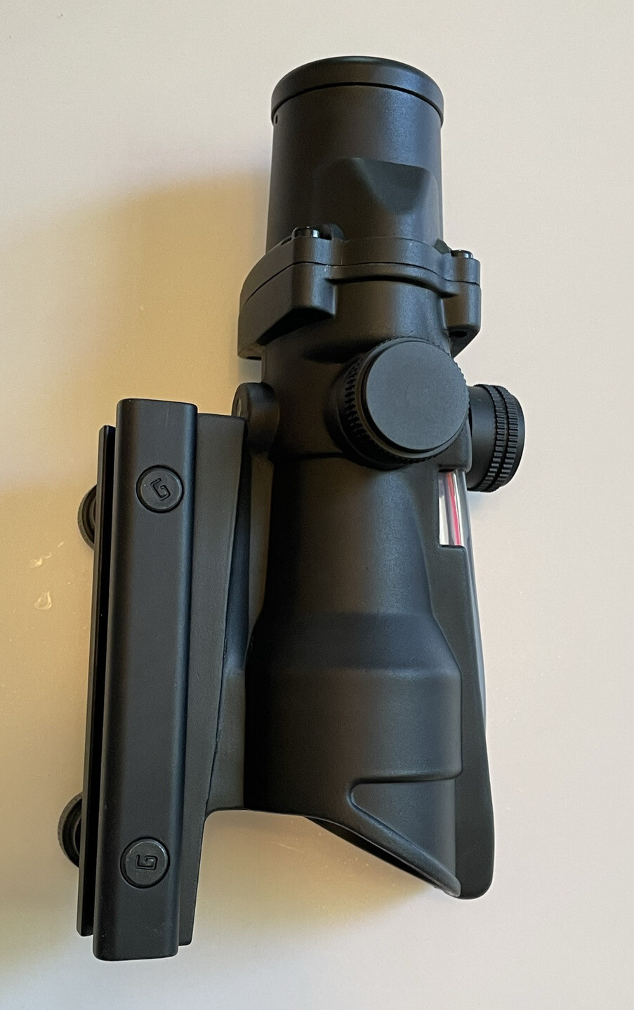 4x32 ACOG RED Chevron BDC Scope Reticle Fiber Optic Scope + Sling