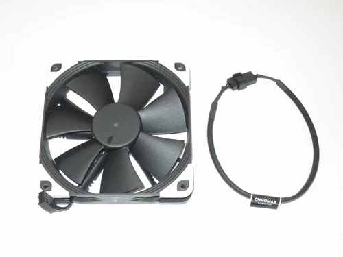 Noctua NF-F12 PWM chromax.black.swap 4-Pin Premium Quiet Fan - Black