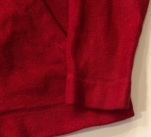 Disney Brand Fleece 1/4 Zip Pullover Size Youth XL Red - Picture 4 of 9