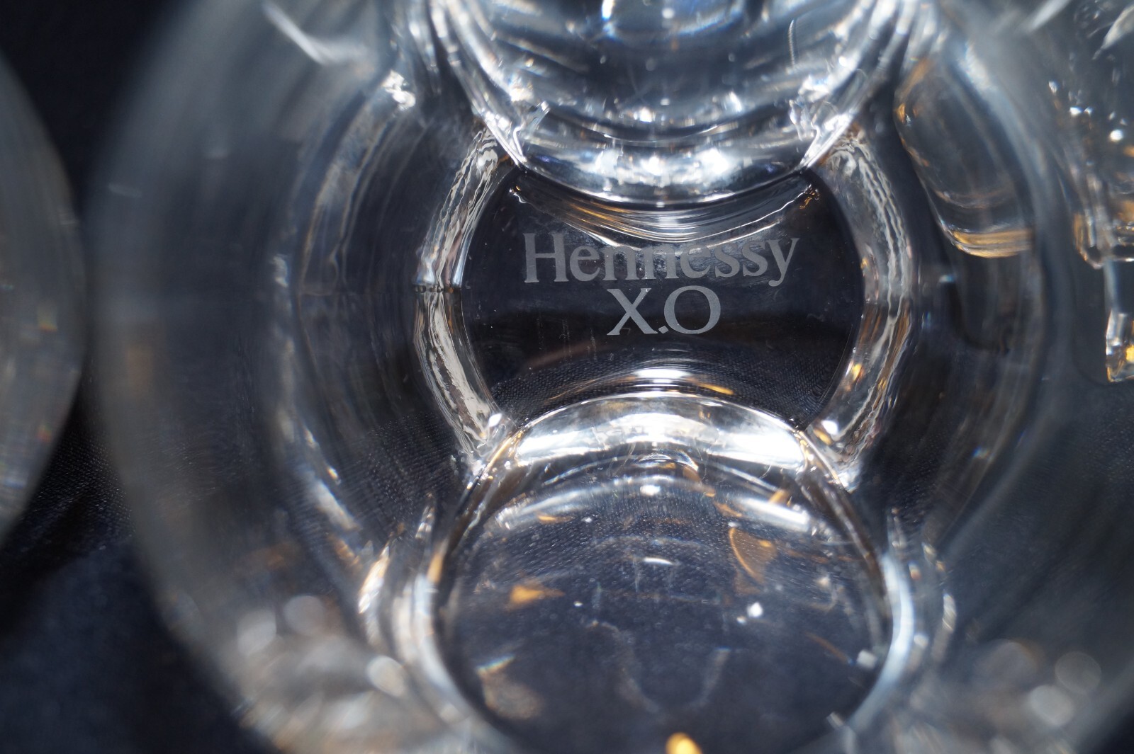 6 Hennessy X.O Thumb Print Lowball Snifter Glasses Boxed eBay
