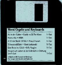 WERSI Disk 6 titoli incl. testo - per organi OAS, Pegasus, PhonX, Performer, GoldenGate