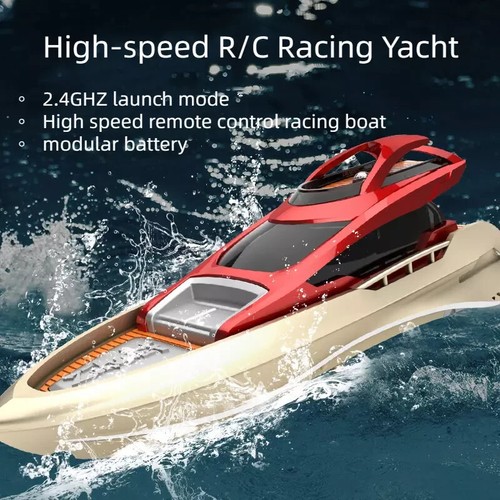 Kids Outdoor Racing Ship Toy Gift RC Boat Remote Control Speed Boat Collection - Picture 32 of 244