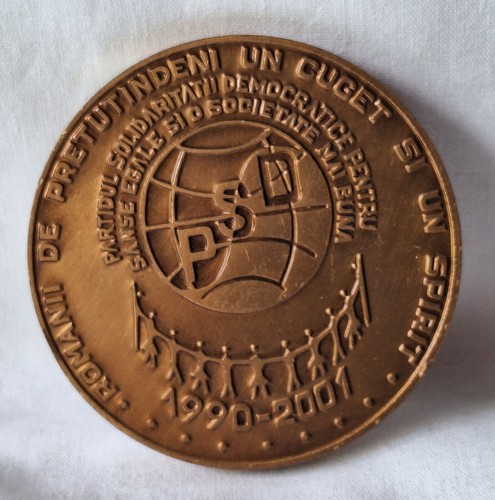 Romania medal, Romanians everywhere, one mind and one spirit - Very rare - Picture 3 of 5