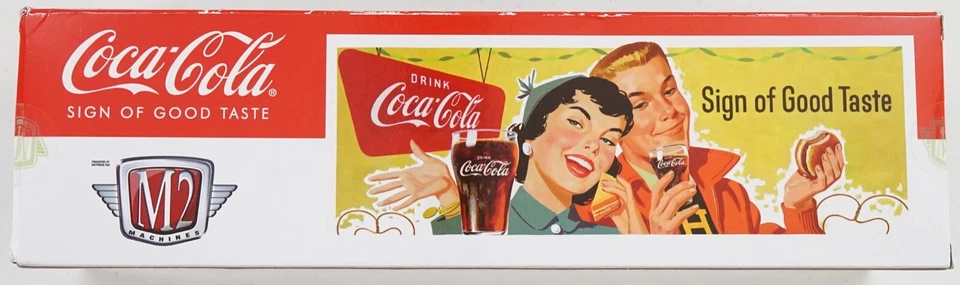 M2 Machines Coca-Cola 50's Soda Fountain Truck W/ Car 1:64 Die Cast Chase LE 750 - Image 3 of 4