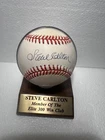 Steve Carlton Signed Autographed Official National League Baseball Phillies
