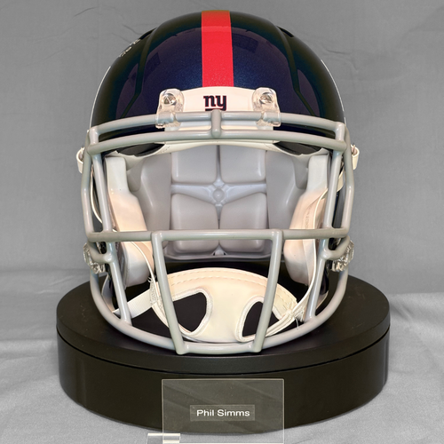 Phil Simms Autographed on-field New York Giants NFL Helmet with Inscription - Picture 2 of 10