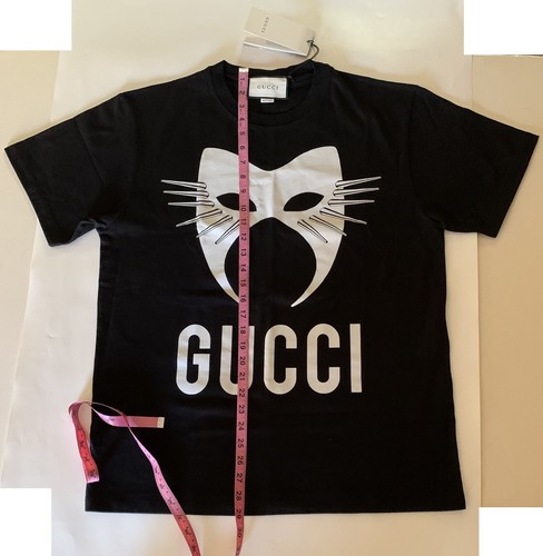 GUCCI “Mask As Cut” Mens T-Shirt - Black-Size-Small(Oversized) -NWT - MSRP $750 - Picture 11 of 11