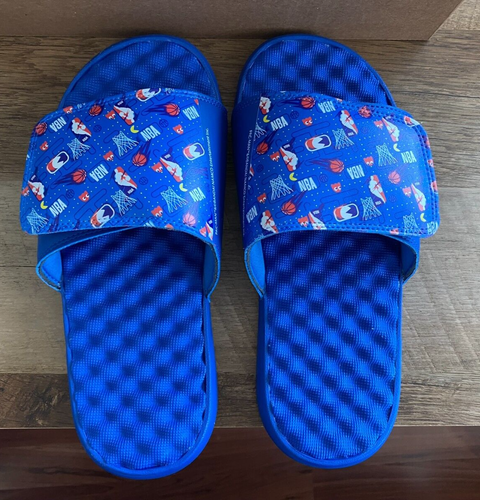 ISlide Mantra PAC-MAN x NBA Sandals ~ Royal Blue ~ NEW Unworn in box ~ Mens 8 - 第 2/10 張圖片