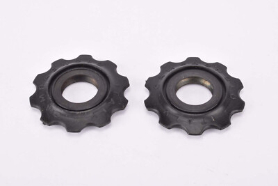 NOS Black Campagnolo C-Record and Croce d'Aune #2302007 Jockey Wheel set