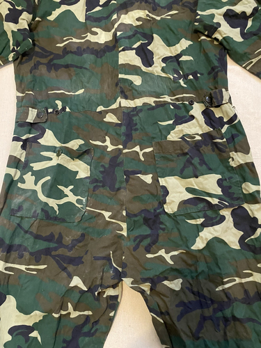 Vtg Game Winner Camo Coveralls Jumpsuit Large 42/44 Hunting Camouflage Paintball - Picture 5 of 19