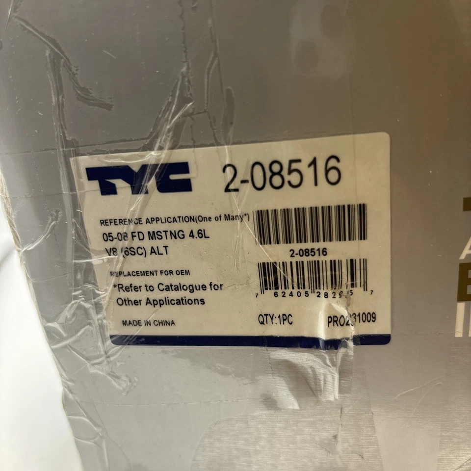 Alternador TYC para Ford Mustang 2005-2008 4,6 L V8 2006 2007, 2-08516 Foto 2 de 2