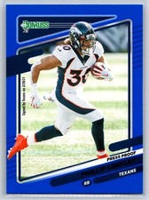 2021 Donruss Phillip Lindsay Press Proof Blue Parallel #183