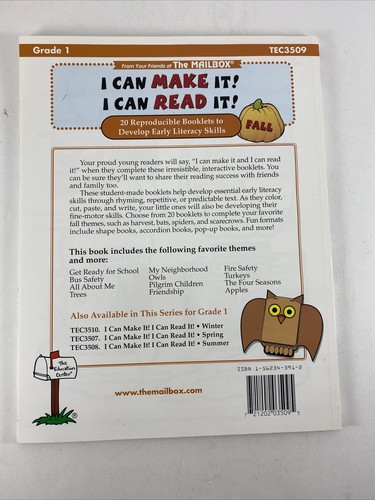 I Can MAKE It! I Can READ It! Grade 1 Homeschool Educational Fall Edition - Imagen 2 de 4