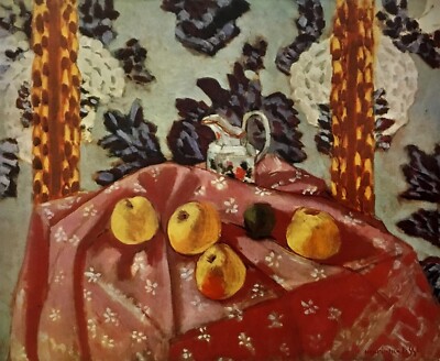 Henri Matisse Still Life with Apples on a Pink Cloth Custom Framed