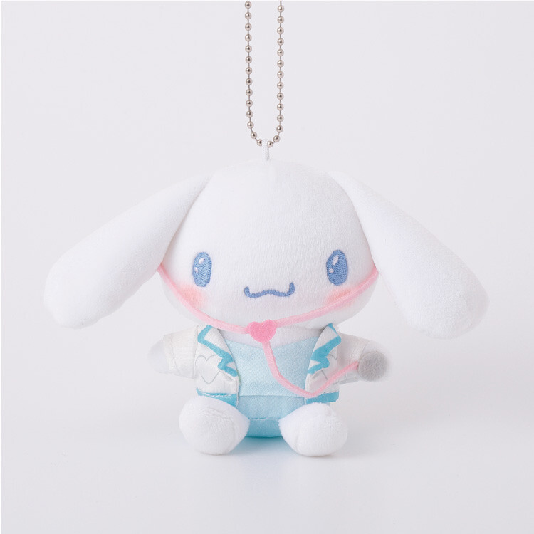 Cinnamoroll Doctor Munyugurumi Plush Mascot Keychain Sanrio Japan