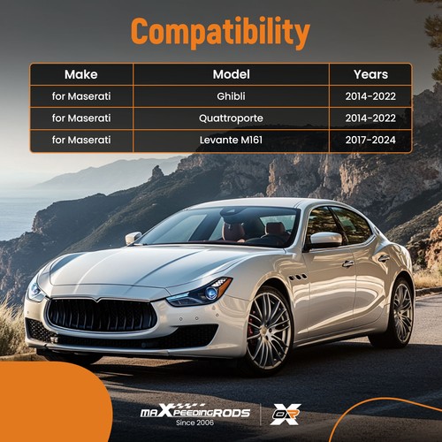 Brazos de control inferiores superiores delanteros para 14-22 Maserati Quattroporte Ghibli Levante - Imagen 4 de 10