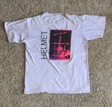 VINTAGE HELMET BAND STRAP IT ON Shirt White Unisex All Size S-2345XL