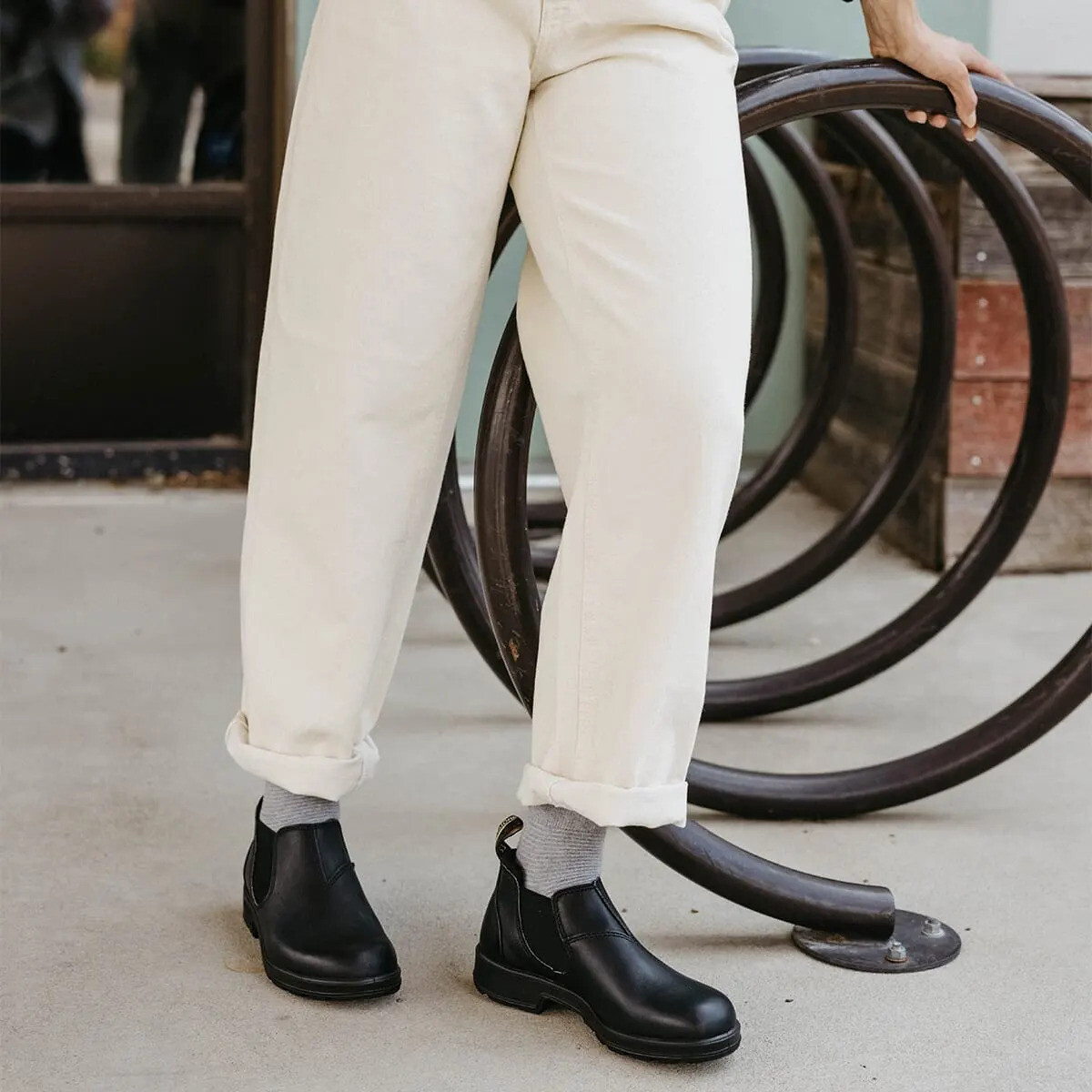 Blundstone 2039 ブラック サイドゴアブーツ 7（AU） Blundstone 2039 Boots Black Unisex Style Australian Chelsea
