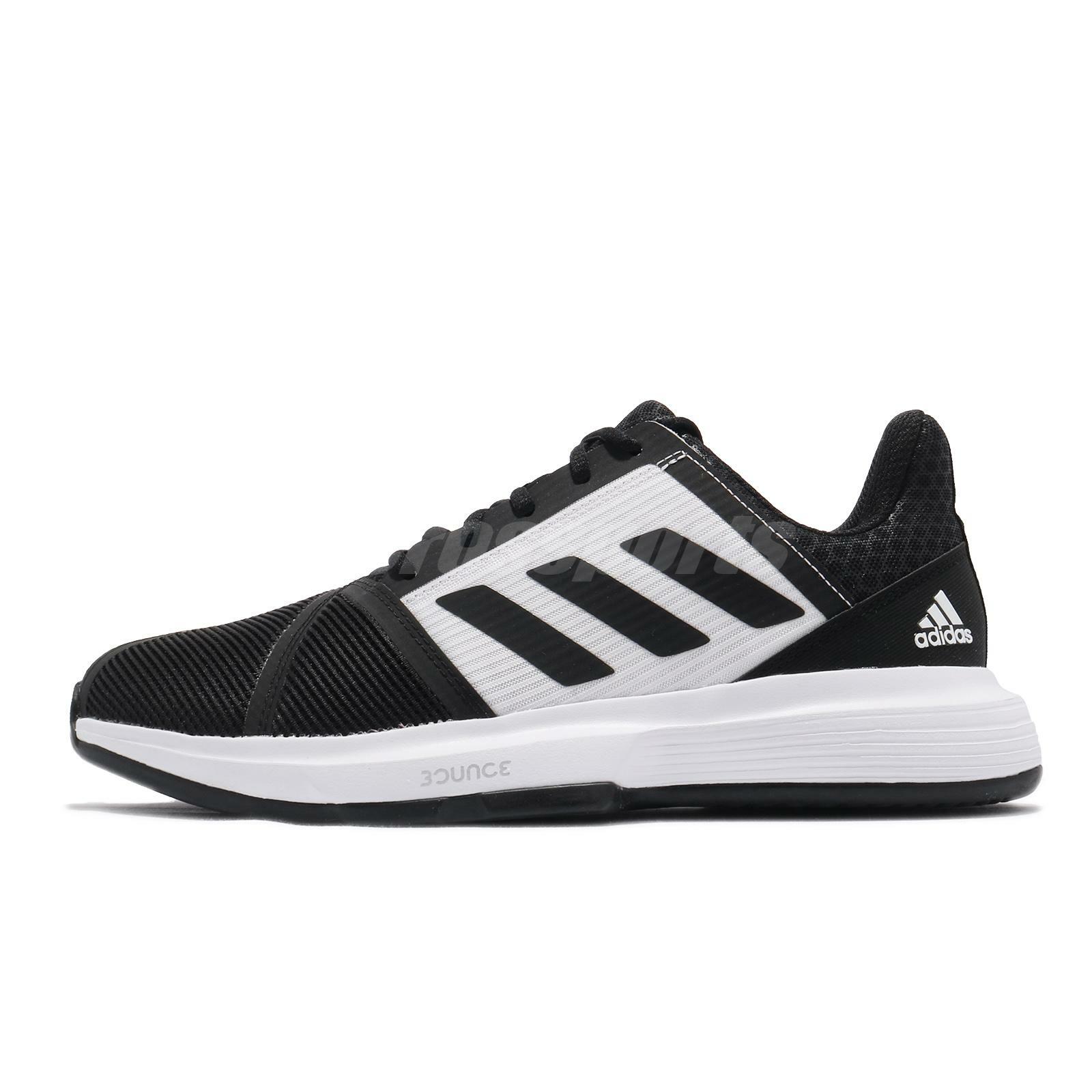 adidas CourtJam Bounce M Clay Black White Men Tennis Sneakers Shoes FX1497  - Shopping.com