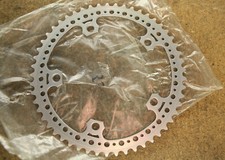 Vintage NOS NEU Sakae Ringyo SR APEX Super Light gebohrtes Kettenblatt 53 Zäh...