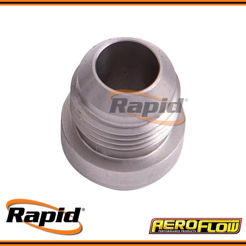 Aeroflow AF999-04SS - Weld-On Stainless Steel Male AN Fitting -4AN - Picture 2 of 3