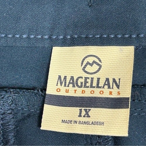 Magellan Outdoors Blue Flat Front Shorts Lightweight Design - Picture 4 of 4
