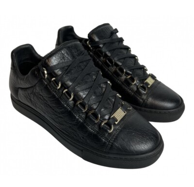Balenciaga Arena Leather Sneakers Trainers Shoes Size 36