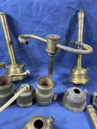 Antikes Lampencluster-Set ~ Messing, Restaurierungsteile, Tiffany, Hubbard-Beleuchtung - Bild 7 von 17