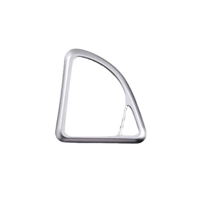 适用于宝马 1 系列 E81 2007 - 2011 哑光银色中控台齿轮换档盖装饰 — 第 2/4 张图片