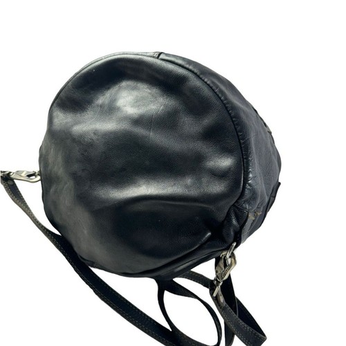 Vintage Rugby North America Grained Leather Bucket Backpack - Picture 9 of 16
