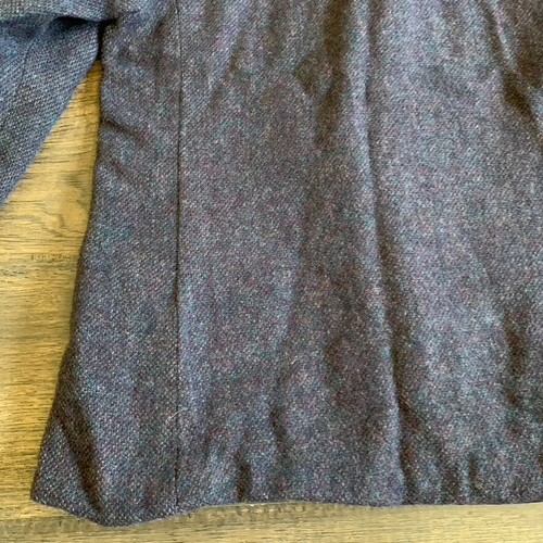 Giacca lana vintage anni 80 taglia grande nera grigia marca KGR made in USA - Foto 16 di 22