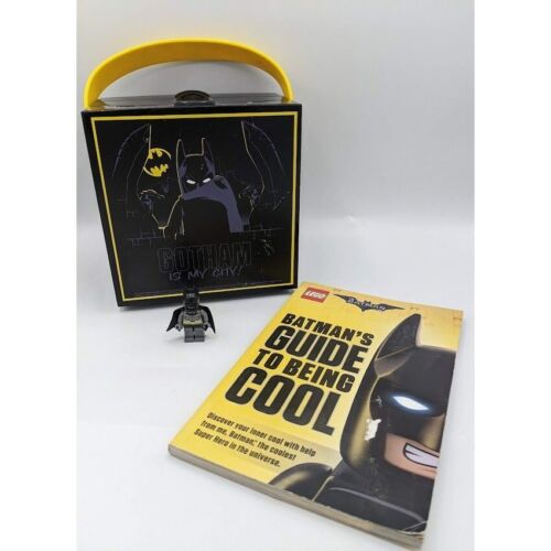LEGO Batman Movie Lot Storage Case Yellow Handle Black Minifigure sh089 Book - Picture 1 of 8