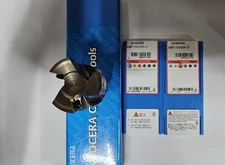 KYOCERA MEC32 M16 17 3T End Mill Cutter & BDMT170412,170420 20pcs