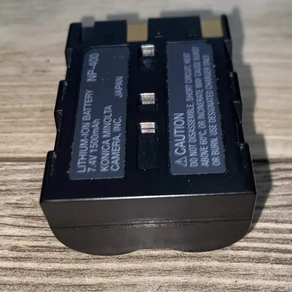 Batería recargable de iones de litio Konica Minolta OEM Li50 NP-400 / 7,4 V / 1500 mAh Foto 4 de 4