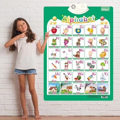 Letters/Characters/Vehicles Talking Wall Chart Kids Gifts - Picture 9 of 19