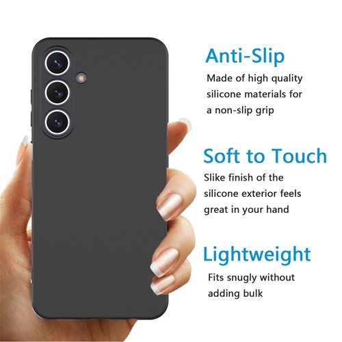 For Samsung Galaxy S25 FE Silicone Case Shockproof Phone Cover+ Screen Protector - Picture 11 of 49