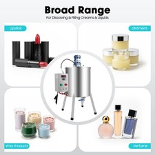 30 Liter Lipstick Paste Filler Heating Mixing Filling Machine Stirring Tank NEW