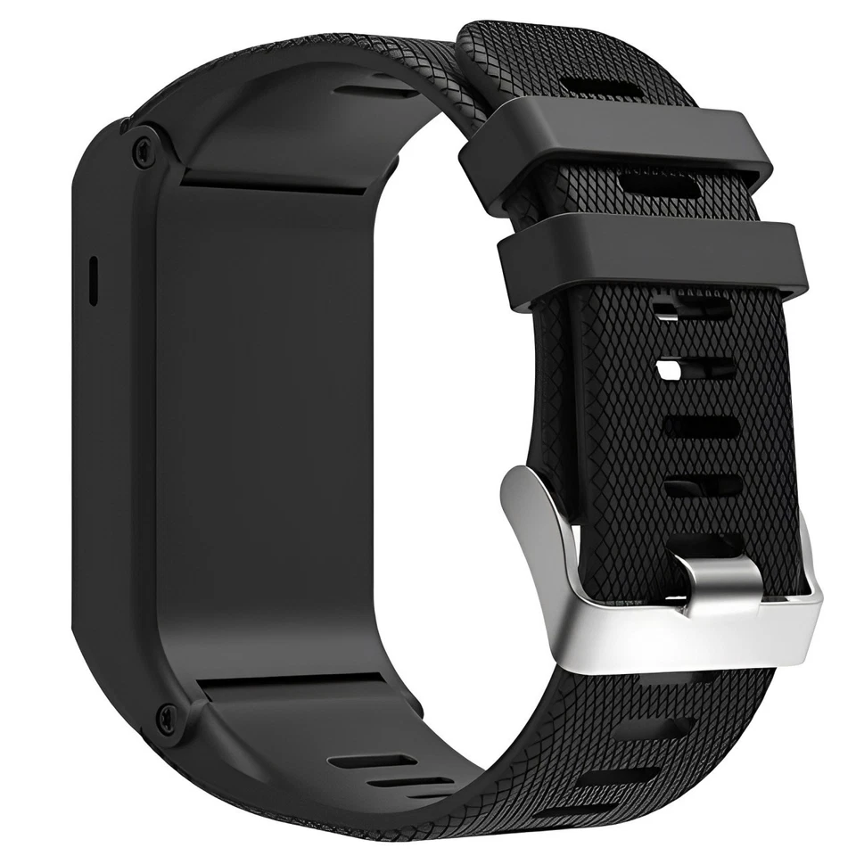 Silikon Ersatz Armband Für Garmin vivoactive HR Sport Fitness Tracker Schwarz - Bild 3 von 4