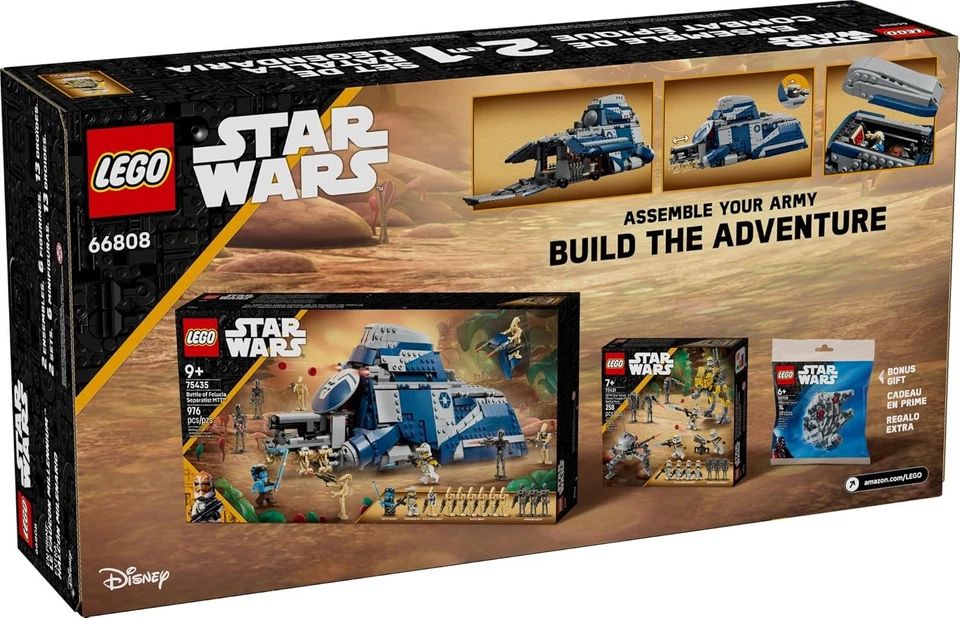 Lego Star Wars Epic Battle Set Co-Pack 66808 conjunto de brinquedos de construção 13 bonecos Droid - Imagem 2 de 2